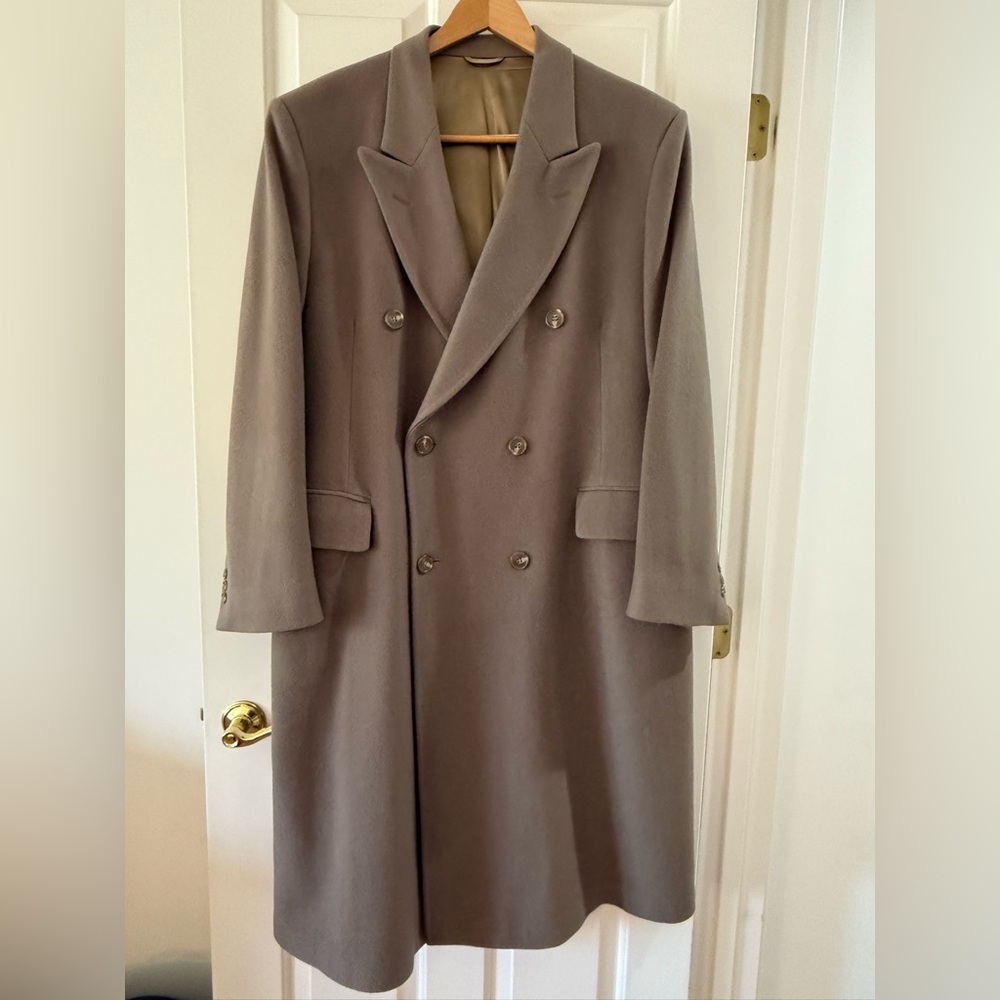 Stanley Blacker Tan Wool Coat